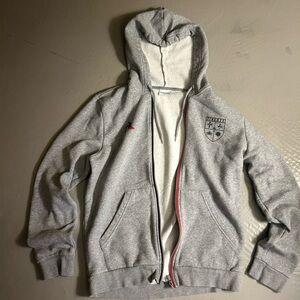 Le Coq Sportif Gray Zip-Up Hoodie